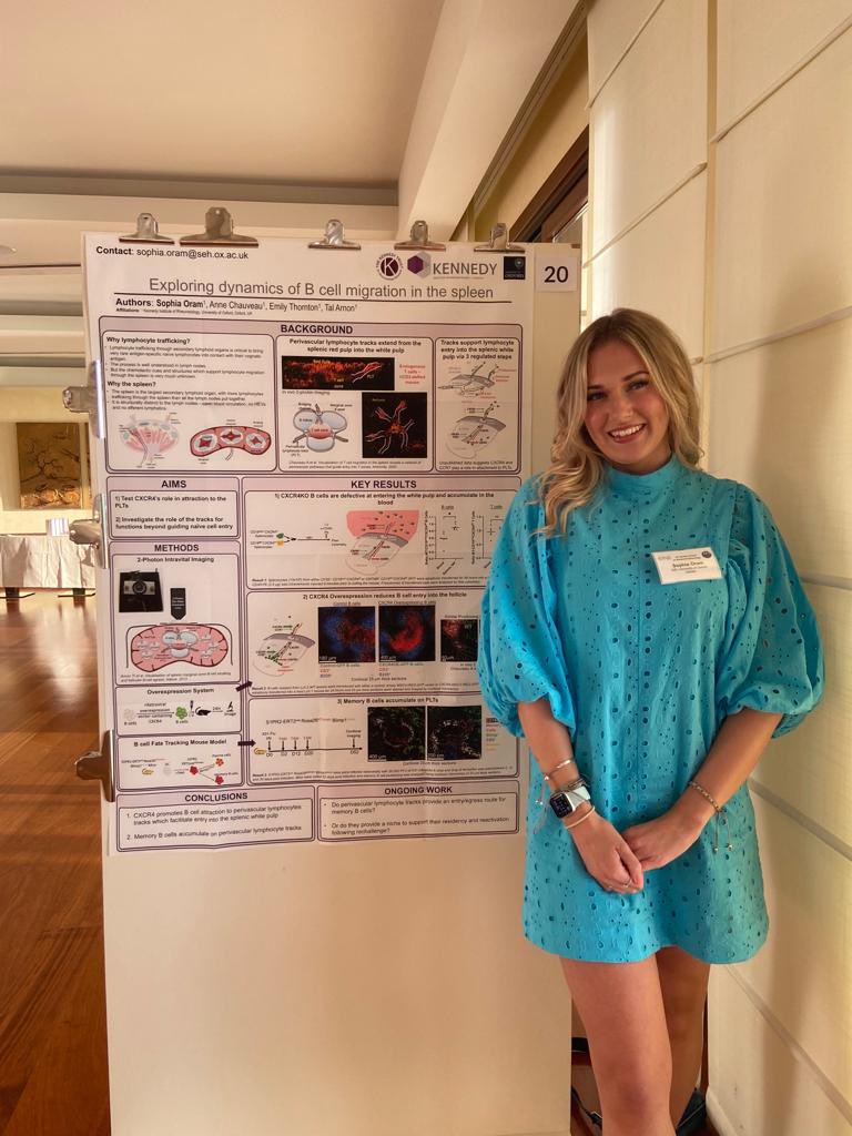 #tbt to our PhD student Sophia Oram presenting her findings at # in Sardinia! Exciting news about #PLTs in the #Spleen coming out soon! Well done Sophia!