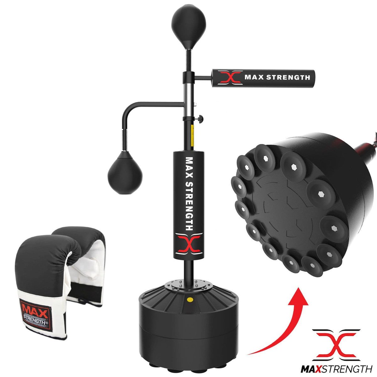 MaxstrengthUK's tweet image. 🥊 Introducing the MAXSTRENGTH Freestanding Speed Ball Reflex Bar with Free Bag Mitts! 🥊
𝐒𝐡𝐨𝐩 𝐍𝐨𝐰:
Website: bit.ly/44QFqrB
#SpeedBallReflexBar #FighterTraining #BoxingSkills #TrainLikeAChampion #Reflexes #Boxing #boxeo #speed #boxing
