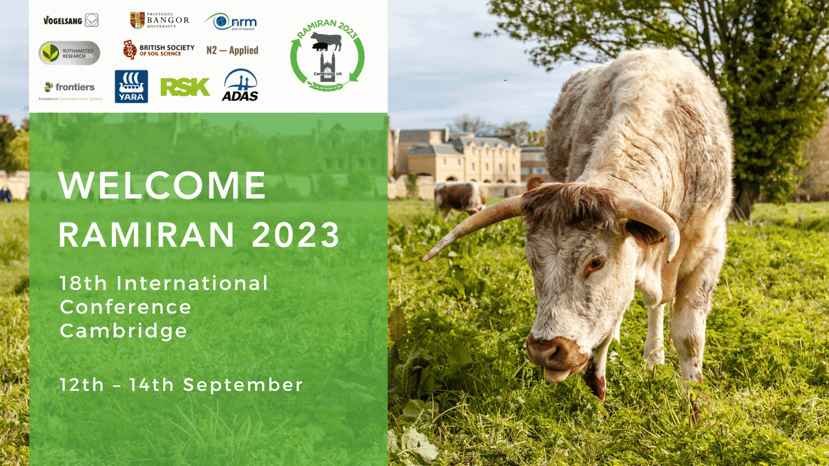 ramiran2023's tweet photo. Missed out on #RAMIRAN2023?
We have now added the presentations of our keynote speakers to our website – Claire Northridge, Xuan Wang, Anne Bhogal @anne_bhogal, Karl Richards, Oscar Schoumans, and Melissa Wilson @ManureProf
➡ https://t.co/2fk2TmcSza 1/7 https://t.co/nsutrHQEbb
