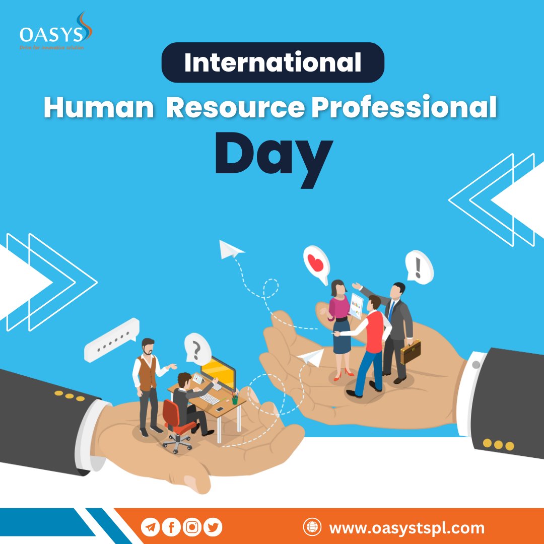 Celebrating HR Professional Day, where Oasys Tech Solutions Pvt Ltd honors the backbone of our organization! 🌟👩‍💼👨‍💼 #HRProfessionalDay #OasysTechSolutions #HRHeroes #PeopleMatter #TeamOasys #EmployeeEngagement #WorkplaceWellness #HRLeaders #EmployeeExperience #HRInnovation