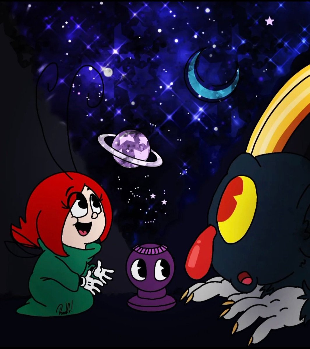 Rosesasi7's tweet image. 📽🌌
#BadPhoneDrawing
#CupheadOc
#CupheadTheDevil