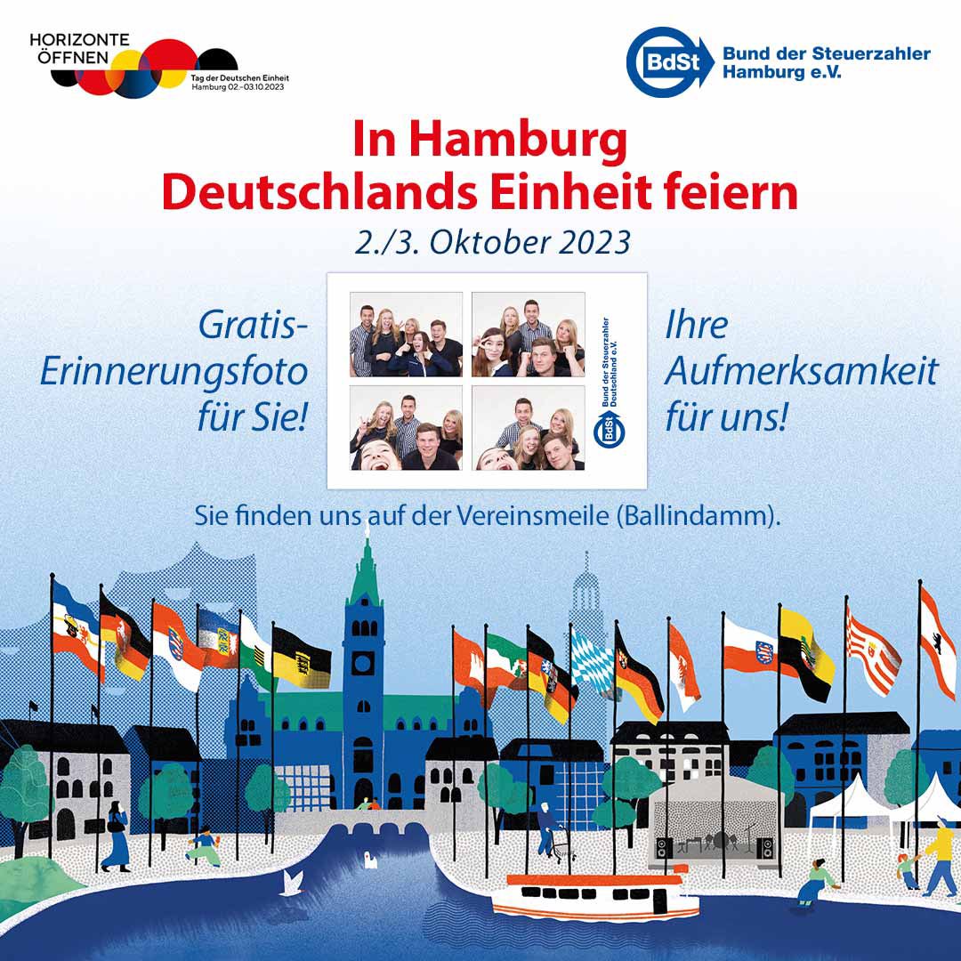 Tag der Deutschen Einheit in Hamburg: Klar, jeder hat inzwischen jede Menge Selfies auf seinem Telefon. Bei uns bekommen Sie am Montag und Dienstag, 2. und 3. Oktober, "echte Fotos" geschenkt. Eine tolle Erinnerung an einen tollen Tag.
#hamburg @tde_hamburg_23