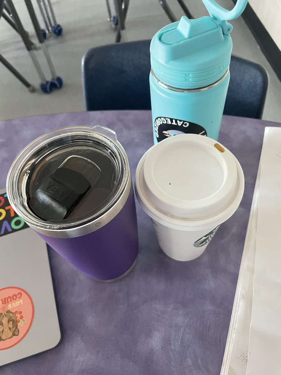 Any other three-drinks-on-the-go educators out there? A hot one, a cold one, and a half full lukewarm one (that’s still useful in a caffeine ‘emergency’).