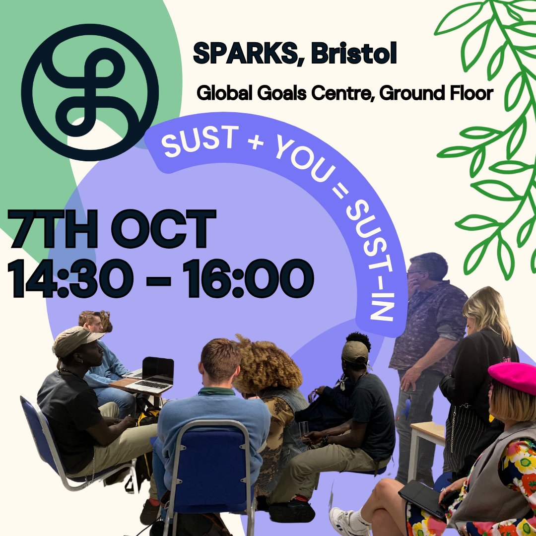 It's Sustainable Fashion Week! We'll be running another SUST-in, a community discussion on tackling everyday sustainable fashion challenges, @Sparks_bristol on 7 Oct. Info & sign up link in bio. With support from @PMStudioUK. Research funded by @HelloBrigstow