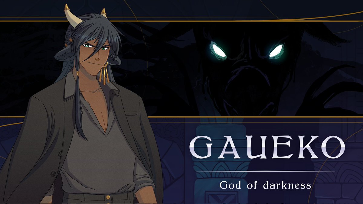 Basque mythology is as old as it is rich in stories and folklore. Gaueko is their God of the Darkness and can shapeshift into shadows and animals such as bulls.

In #MythicLove Gaueko controls the ravenous shadows that attack humans and are currently trapped in myths dimension.