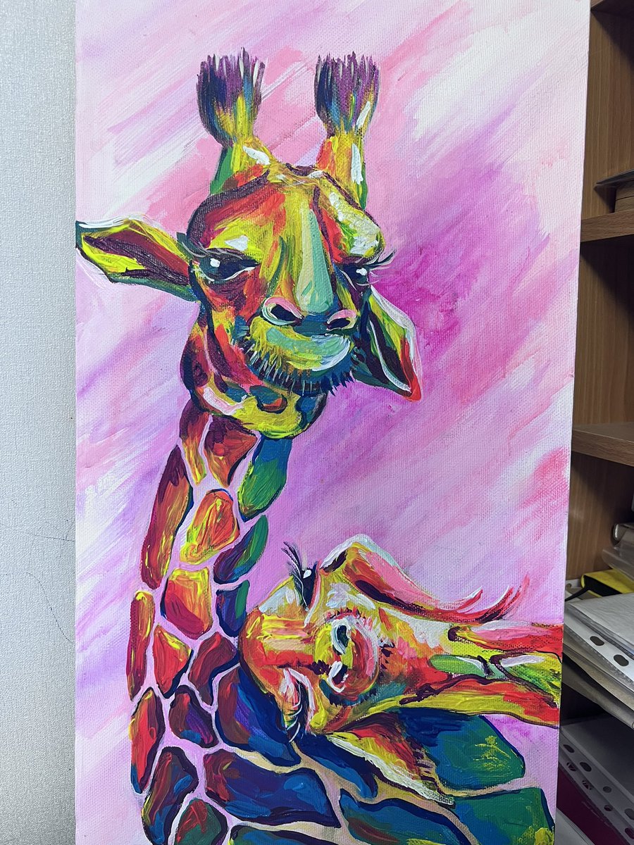 SotnikDaria's tweet photo. #Giraffes #art #sotnik_daria https://t.co/Os6kBt7To8