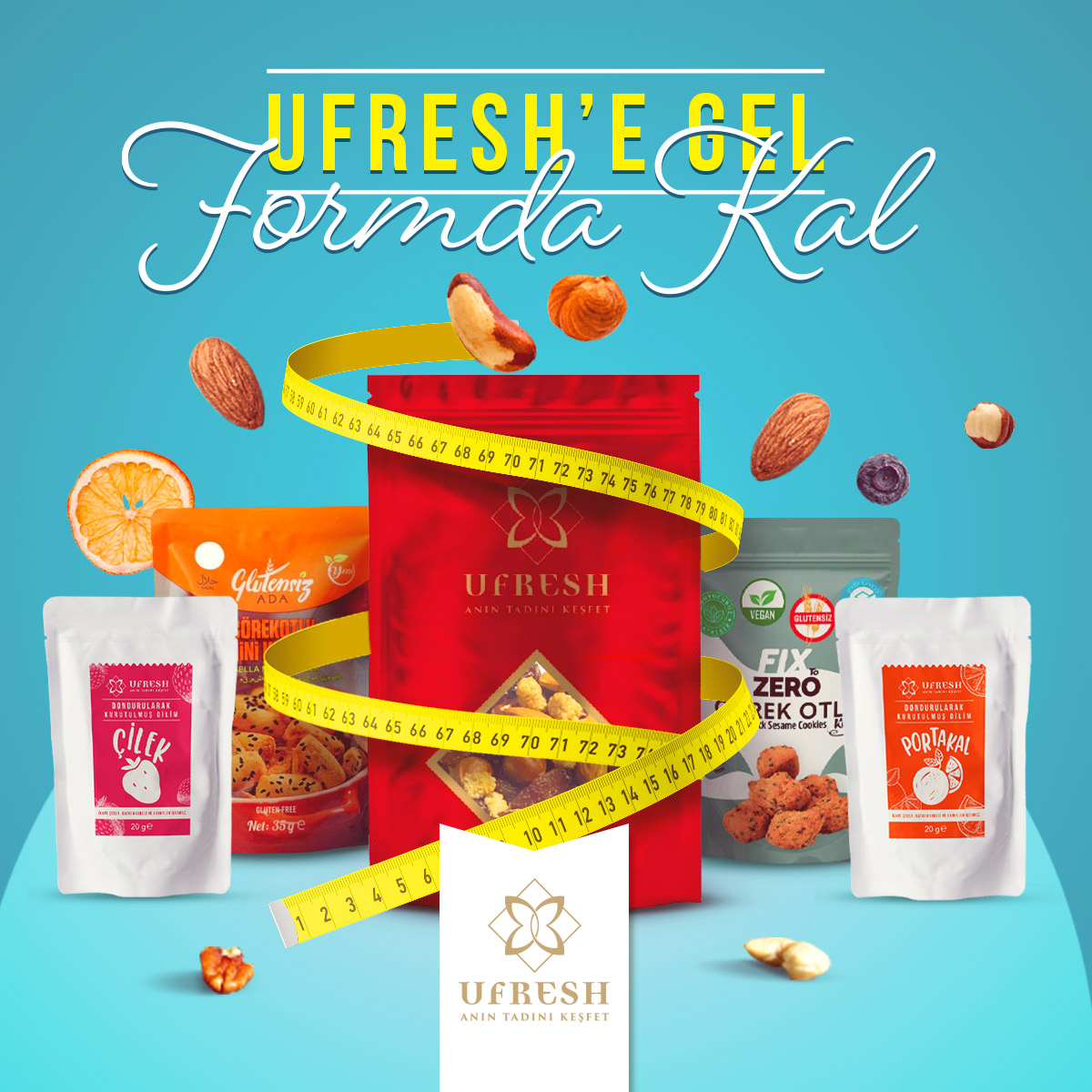 Formda kalmanıza yardımcı olacak sağlıklı atıştırmalıklar, çiğ kuru yemişler ve kuru meyvelerden oluşan form kategorisi Ufresh mağazalarında ve ufresh.com.tr adresinde.
#ufresh #kurumeyve #kuruyemiş #sağlıklı #sağlıklıbeslenme #sağlıklıyaşam #sağlıklıatıştırmalık