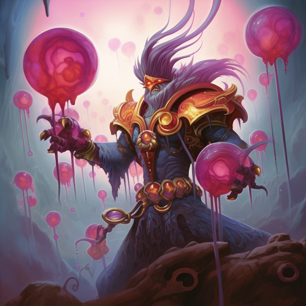 Used AI to merge 2 heroes together. Can you guess who they are? #Hearthstone #hearthstonebattlegrounds #hsbg