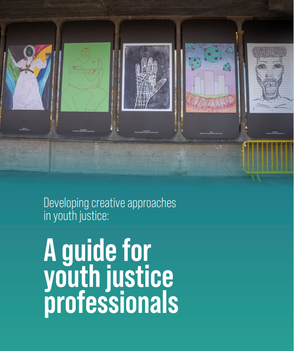 LauraSCaulfield's tweet photo. Please share our free to access good practice guide for youth justice professionals. 'Developing Creative Approaches in Youth Justice: A guide for youth justice professionals' 
https://t.co/ILtdbWO3Fu
Thanks to @keithfraser2017 for the Foreword @_YJB @ArtsCJS https://t.co/pUfI22DnVo