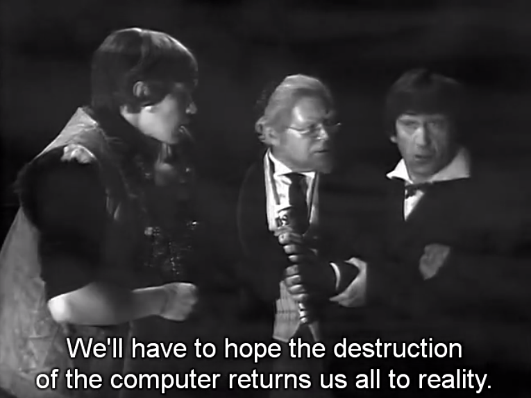 DWUDatabase's tweet photo. I've seen this so many times and always wondered why the Master wasn't in the TARDIS at the start of the Invasion. I think it is actually explained though if I had been concentrating #DoctorWho #MindRobber https://t.co/L0hyOhJvqx