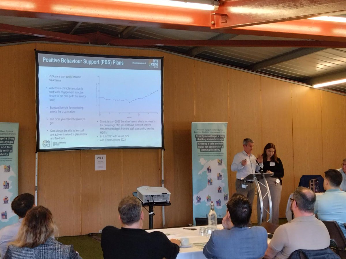 Our #LearningDisability team have welcomed delegates to the All Wales Challenging Behaviour Community of Practice, themed ‘Delivering Behaviour Support in Challenging Times’.

This morning we’ve heard some great presentations from colleagues from <a href="/iriscaregroup/">Iris Care Group</a> and <a href="/AllWalesForum/">All Wales Forum</a>
