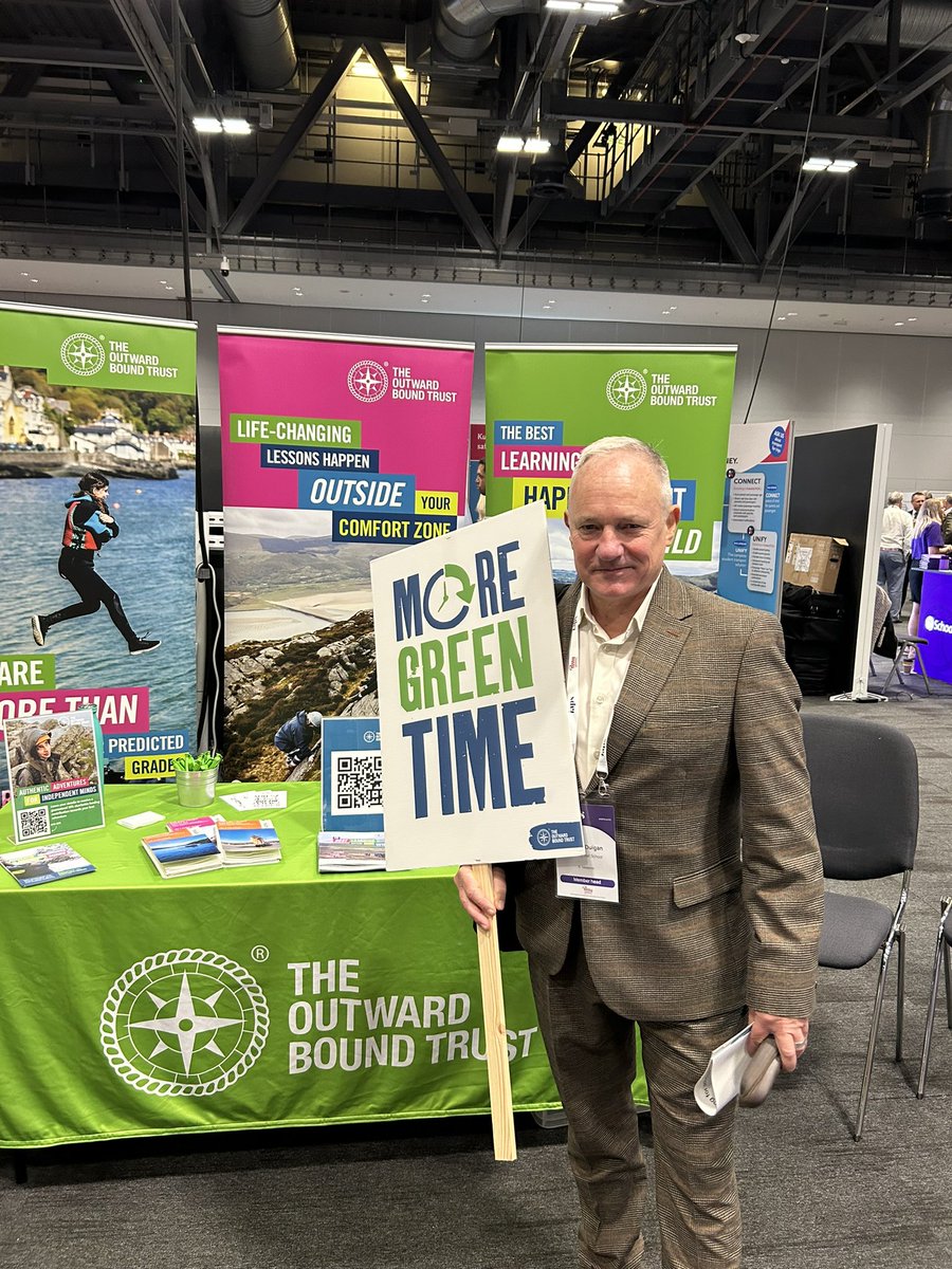 Great to have one of our customers supporting the #LetUsOut campaign <a href="/iapsuk/">IAPS</a> #iapsconf23 -  get involved and join our quest outwardbound.org.uk/letusout
