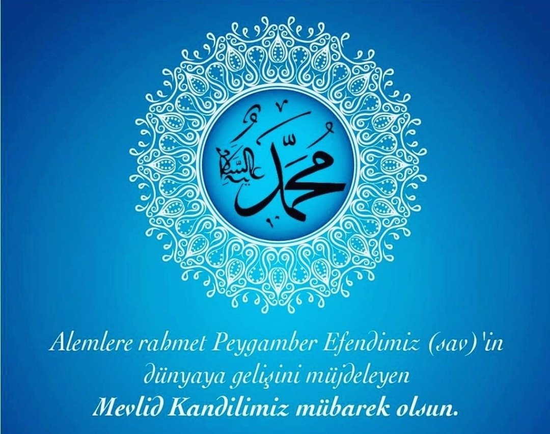 avciahmet7's tweet photo. Fahr-ı kainat efendimiz, sevgili Peygamberimiz
Hz. Muhammed’e (sav) salat ve selam ile #MevlidKandilimiz mübarek olsun. 

Feyiz ve bereketi tüm varlığımızı kuşatsın. 

Ruhlarımıza şifa, gönüllerimize safa olsun. https://t.co/qvY237tasx