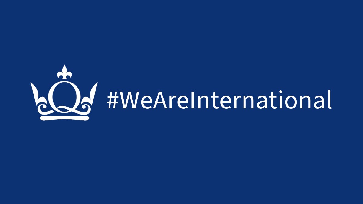 At Queen Mary are so proud to say: #WeAreInternational.

Students, staff &amp; alumni from 170 countries come to Queen Mary &amp; enjoy an inclusive education environment in the heart of London.

Interested in learning more about what a global institution we are? bit.ly/3PvpqnZ