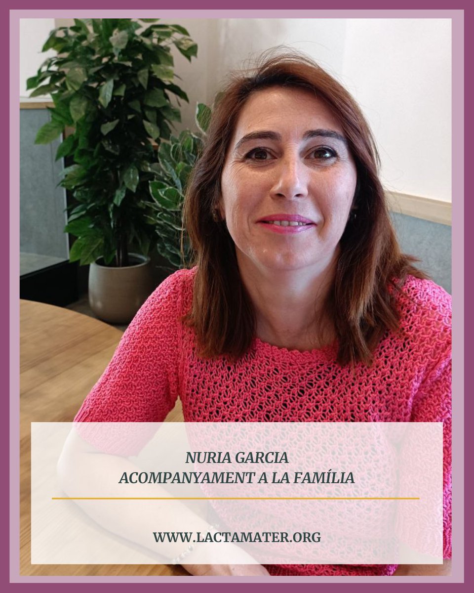 LactaMater's tweet photo. Us presentem a la Núria, la nova figura d’acollida i assessorament de LactaMater.
Podeu contactar amb nosaltres per mail i reunir-vos amb ella per resoldre dubtes, necessitats no cobertes, rebre informació sobre recursos públics i privats… #LACTAMATER https://t.co/Hr37DlJuEd