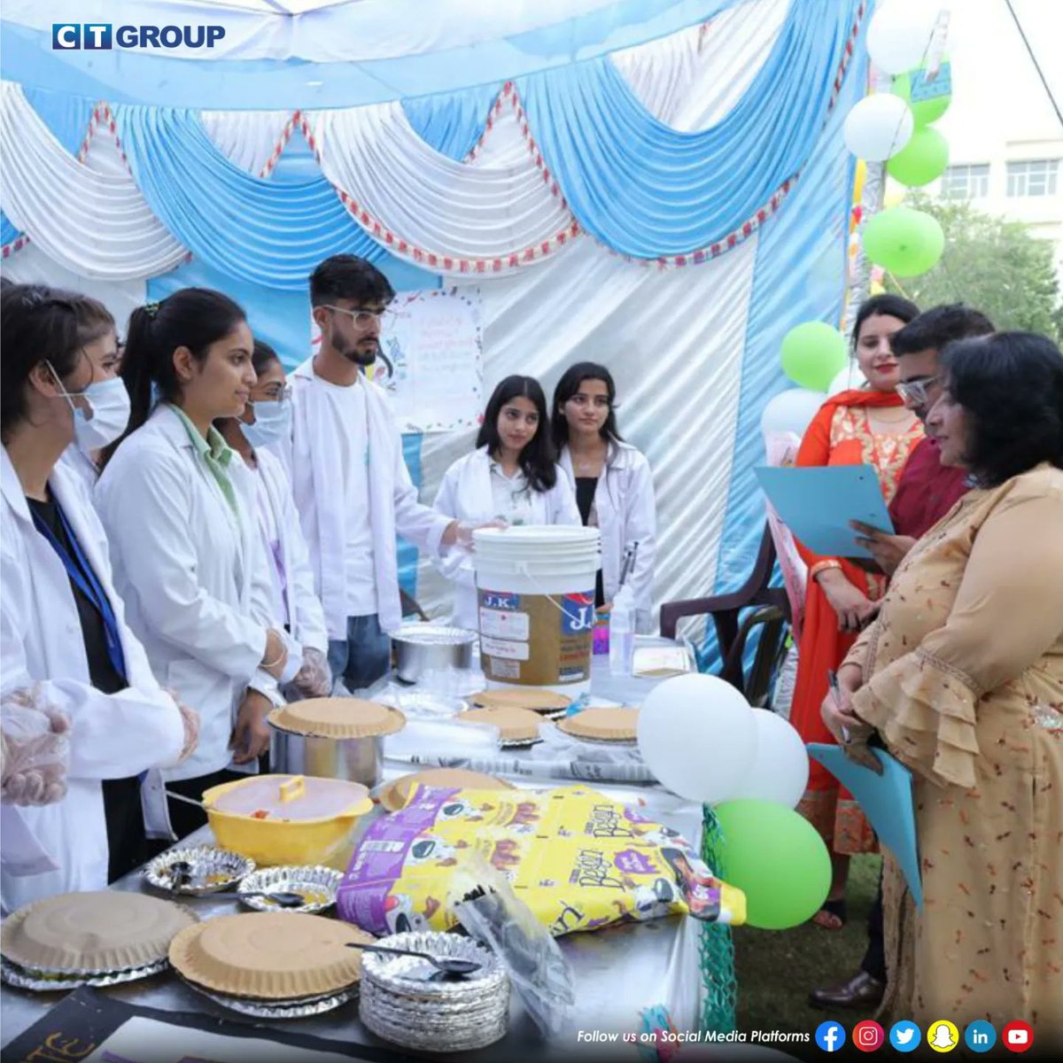 CTGroupshahpur's tweet photo. CT Group's Vibrant Celebrations for World Pharmacists Day: Fostering Student Engagement and Raising Awareness!

#CTGroup #bestcollege #celebration #CTevent #CTfest #campus #campusvibe #shahpur #worldpharmacistsday #southcampus https://t.co/hCE2HrmUtk