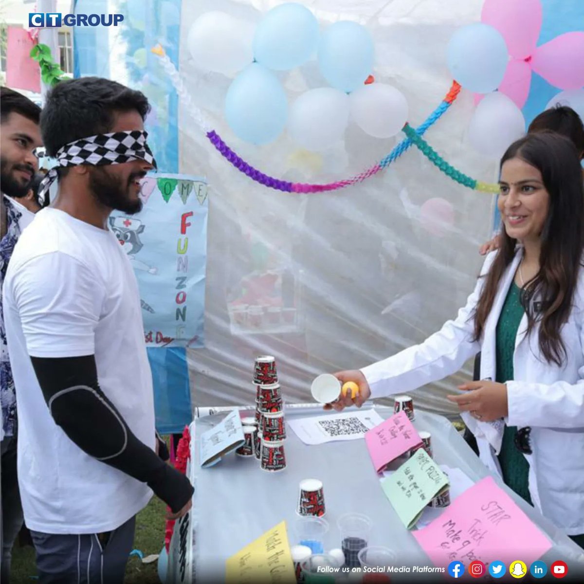 CTGroupshahpur's tweet photo. CT Group's Vibrant Celebrations for World Pharmacists Day: Fostering Student Engagement and Raising Awareness!

#CTGroup #bestcollege #celebration #CTevent #CTfest #campus #campusvibe #shahpur #worldpharmacistsday #southcampus https://t.co/hCE2HrmUtk