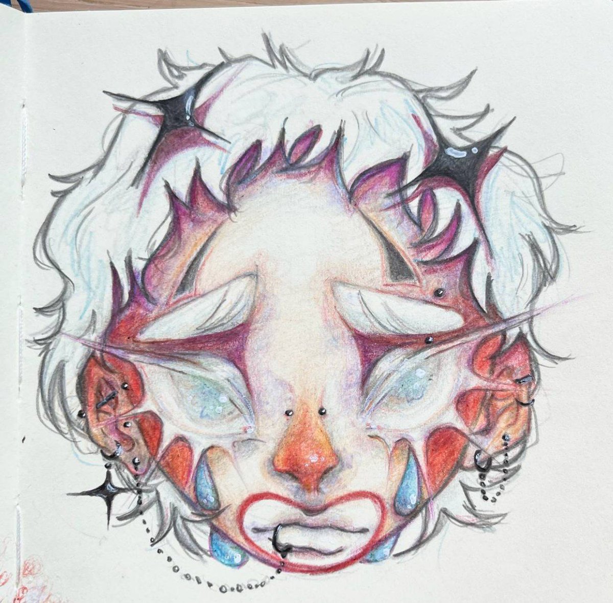 ddoowwaa's tweet photo. i love him so much🥺please give him some love🤲

#art #ocart #ArtistOnTwitter #Clown #clownpiercefanart #originalcharacter ☆ https://t.co/2GbZPI0CdD