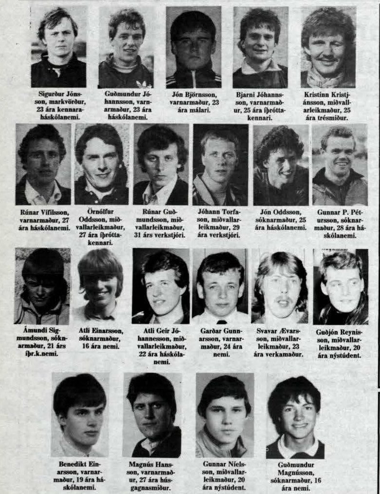 OReyndir's tweet photo. 🗓️ 1983

👀 Vestri er 90 mínútum frá því að eignast lið í Bestu deildinni. 

📸 #GamlaMyndin í dag er af leikmannahópi ÍBÍ frá 1983. Það eru því 40 ár síðan Ísafjörður átti lið í efstu deild. https://t.co/1nex2AGOdv