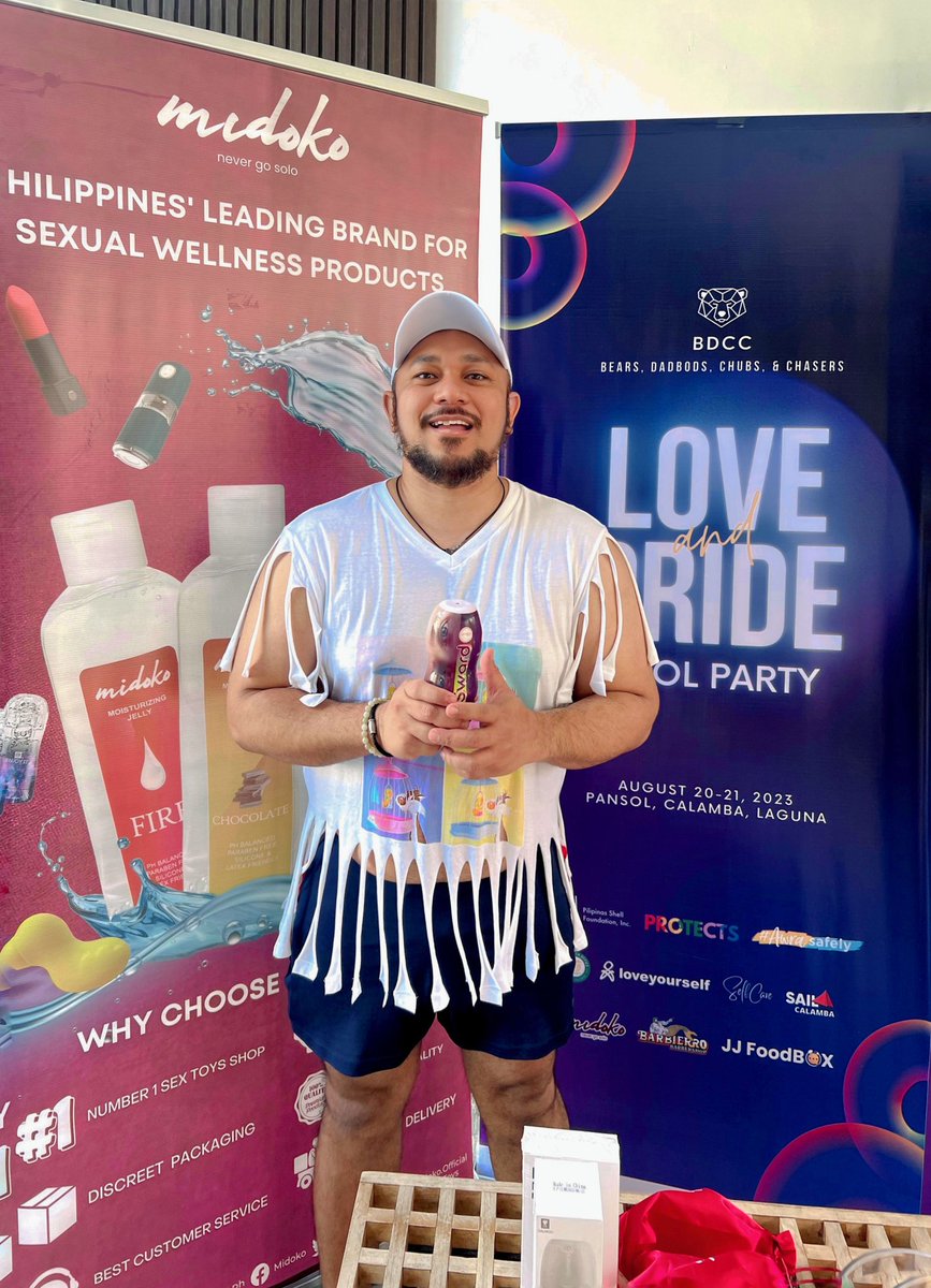 PinoyBearSide's tweet photo. Laspag na po yung napanalunan ko. Need na ata palitan. Emz. Thank you @midoko_ph for sponsoring our event. Til next time

#BDCCLoveNPride #NeverGoSolo https://t.co/s7drohiShp