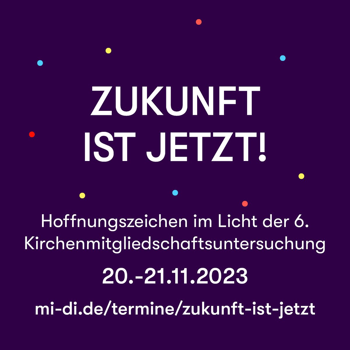 🔗 mi-di.de/termine/zukunf… #miditagung mit  💡 <a href="/erik_fluegge/">Erik Flügge</a> Dr. Emilia Handke <a href="/nordkirche_de/">Nordkirche</a> @MiZiaktiv @zapbochum Dr. Friederike Erichsen-Wendt <a href="/EKD/">Evangelische Kirche</a> #KMU #digitaleKirche #Kirchenentwicklung #EKDSynode