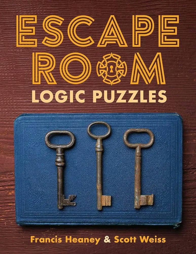 This week, @fheaney and @squonk777 share details of their new book, 'Escape Room Logic Puzzles.' Also: Ryan looks for redemption in a new Kealoa that may have some of you drooling with hunger. The book: buff.ly/3t9UJ0b • This #podcast: bemoresmarter.com/fmi #crossword