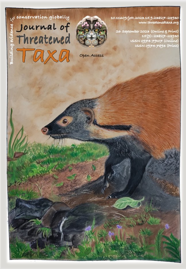 Threatened_Taxa's tweet image. JoTT | September 2023 | Vol. 15 | No. 9 | Pages: 23827–23930
Date of Publication: 26 September 2023 (Online &amp;amp; Print)
doi.org/10.11609/jott.…
#conservation #openaccessjournal #peerreviewed