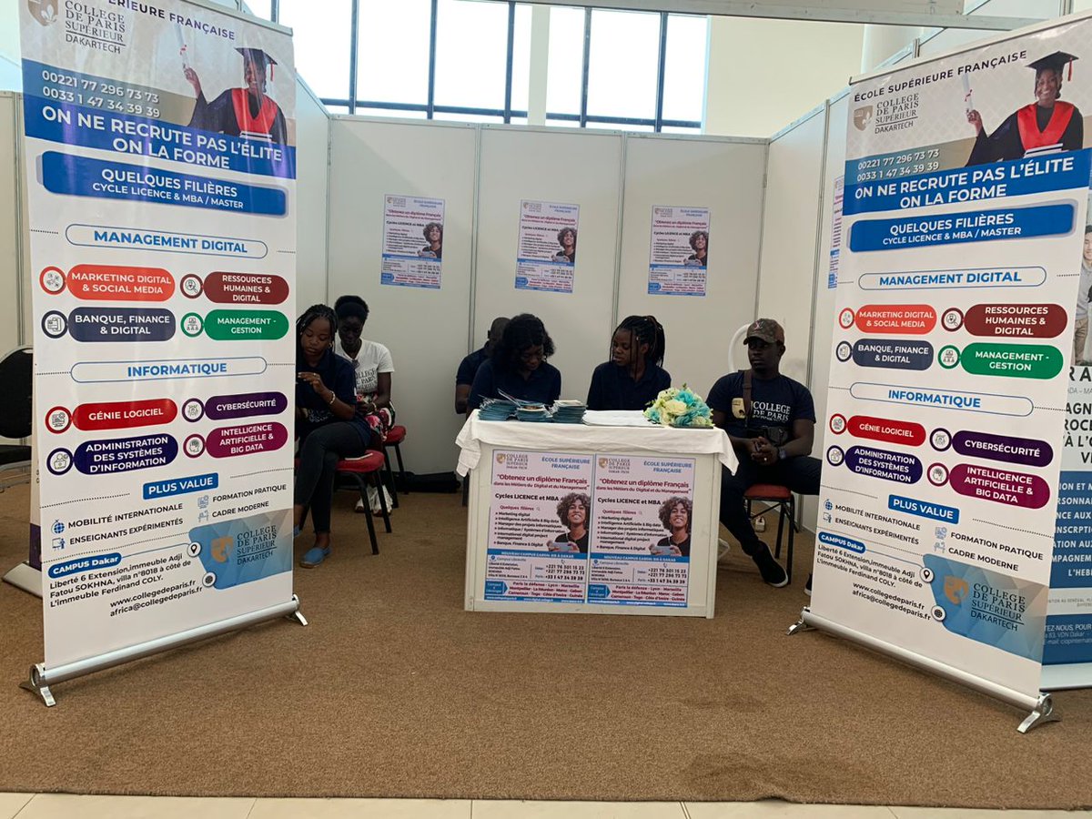 CDakartech's tweet image. Grâce à des formateurs experts de leurs domaines, le 𝐂𝐨𝐥𝐥𝐞𝐠𝐞 𝐝𝐞 𝐏𝐚𝐫𝐢𝐬 𝐒𝐮𝐩𝐞𝐫𝐢𝐞𝐮𝐫 𝐃𝐚𝐤𝐚𝐫𝐓𝐞𝐜𝐡 propose des formations de haut niveau dans les secteurs du digital de l&apos;informatique.
📞Contactez-nous:
☎️: 00221 76 301 15 23 / 00221 77 296 73 73
#DakarTech