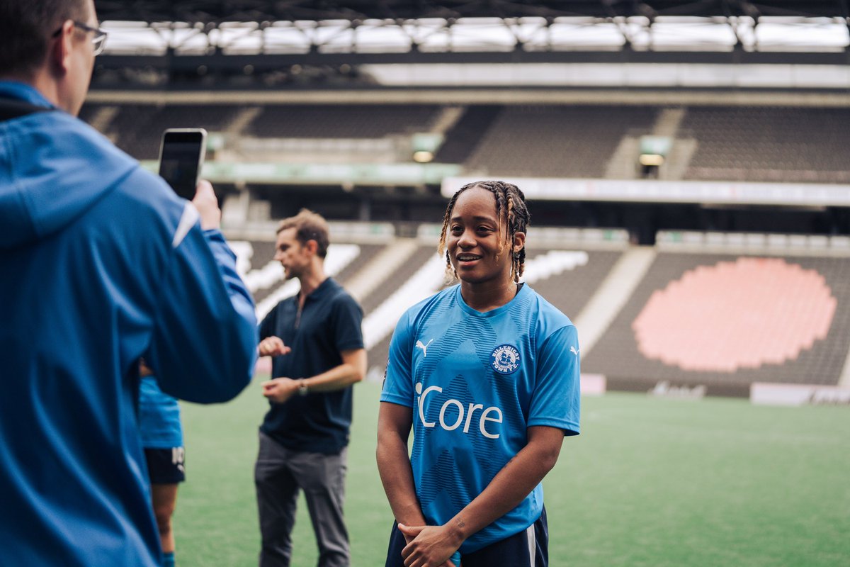 Well deserved POTM on Sunday at Stadium MK. Congratulations! <a href="/nevaehche/">ché thomas.</a>