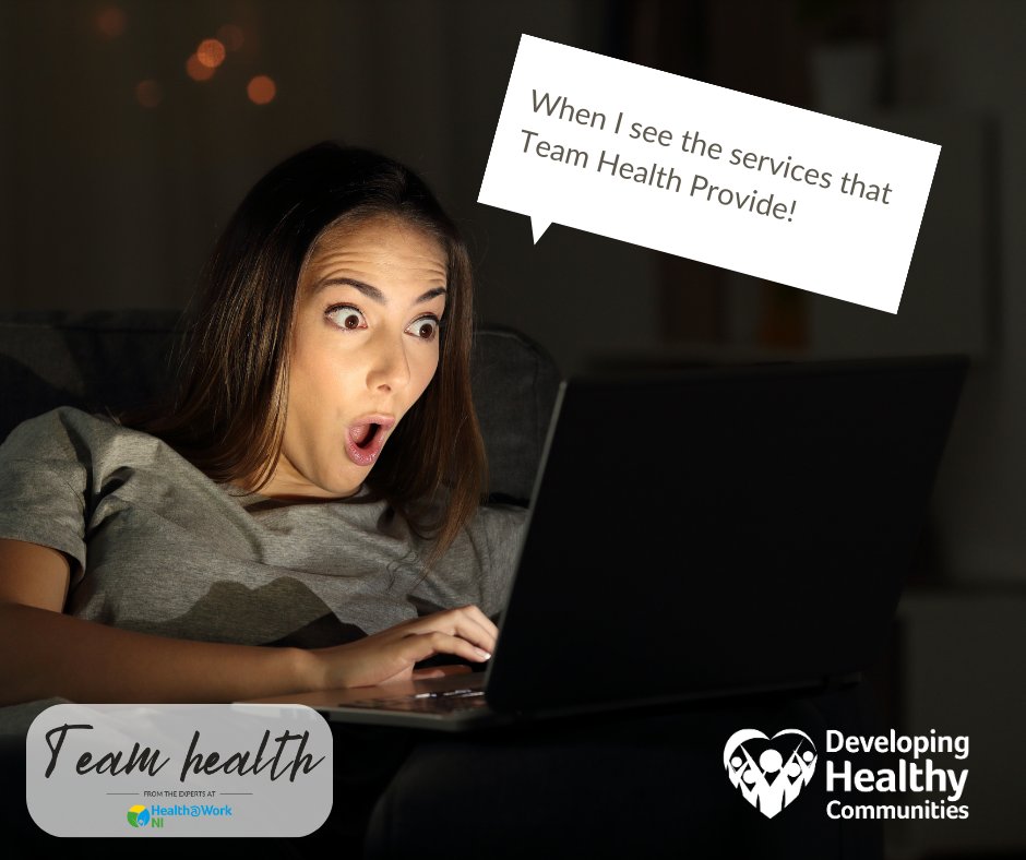 At Team Health, we're dedicated to fostering a happier, healthier, and more resilient workforce. 💪🏼✨

Click the lick below for more info

dhcni.com/teamhealth-page

#healthchecks #TeamHealth #WorkplaceWellness #HealthyTeams #WellbeingMatters #EmployeeWellbeing