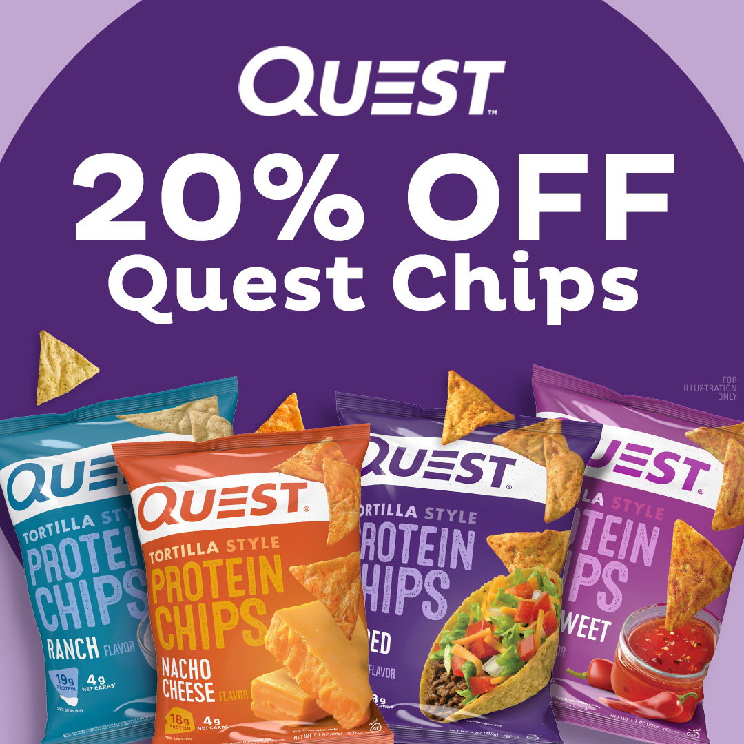 netrition's tweet image. Time to restock the pantry with your favorite protein chips! Happening now, take 20% OFF* Quest Protein chips with code PROTEINCHIPS at checkout!

*Restrictions may apply

Get all the flavors here- bit.ly/3RrFaLm