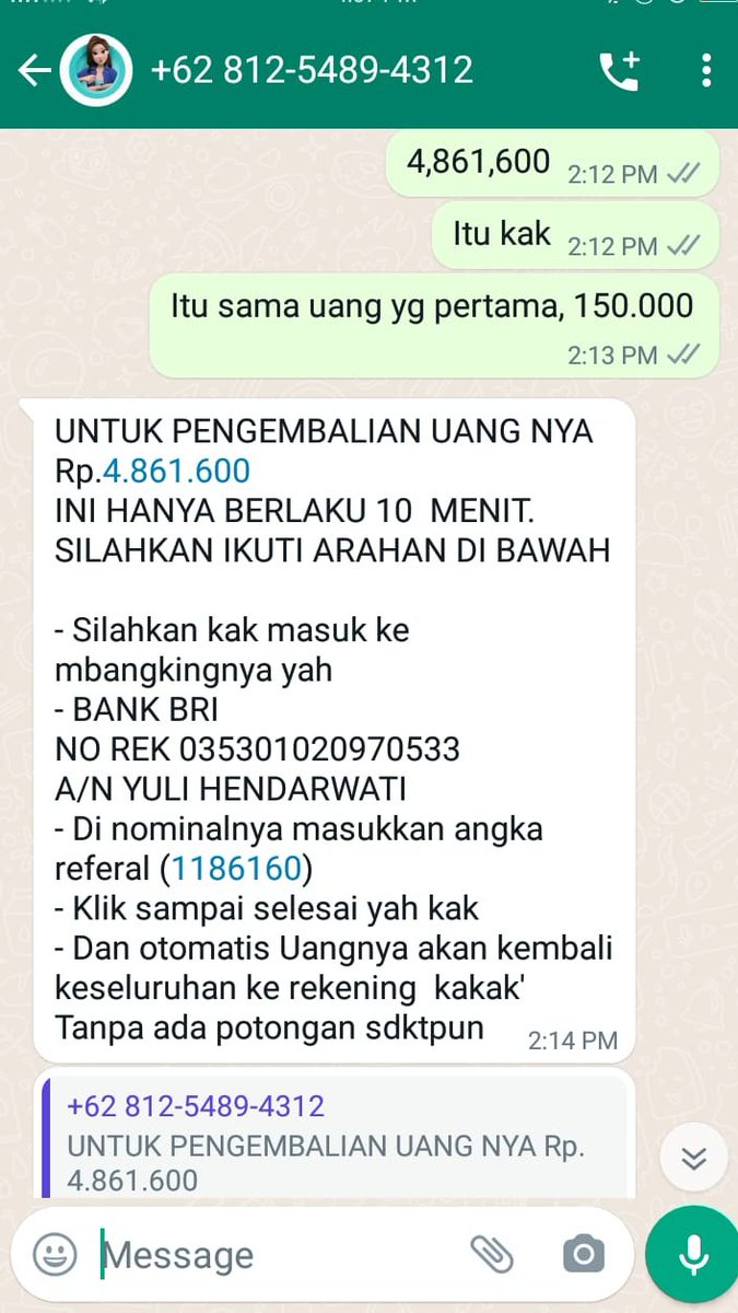 bahagia_nyoy's tweet photo. ❗TWITTER/X PLEASE DO YOUR MAGIC❗

Penipuan berkedok jualan baju thrift oleh olshop PILIHANKITA . OFC (based on ig) 

Gue bikin thread ini supaya ga ada korban lagi 🙏🏻

Tolong rt/like ya kalo lewat di tl😭🙏🏻

#penipuan #scam #olshop https://t.co/csgfeZQecw