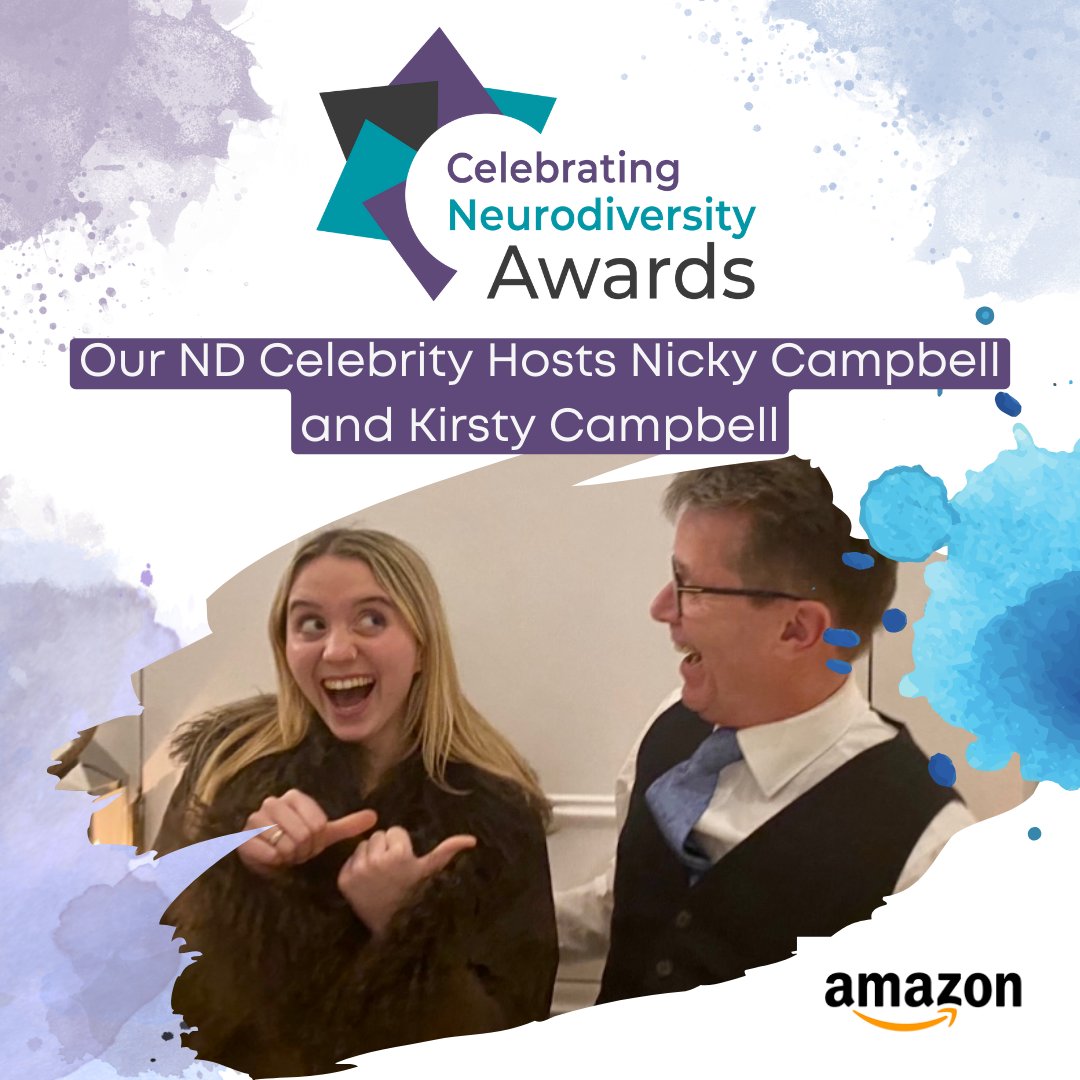 geniuswithinCIC's tweet image. We could not be more excited to have the awesome @NickyAACampbell &amp;amp; daughter Kirsty as our hosts for this years #CNDawards!

Join online! 👇
hopin.com/events/celebra…

5.30pm GMT Thursday 28th September (that's this week!) 🥳

#DiversityAndInclusion #InclusionWeek #Neurodiversity