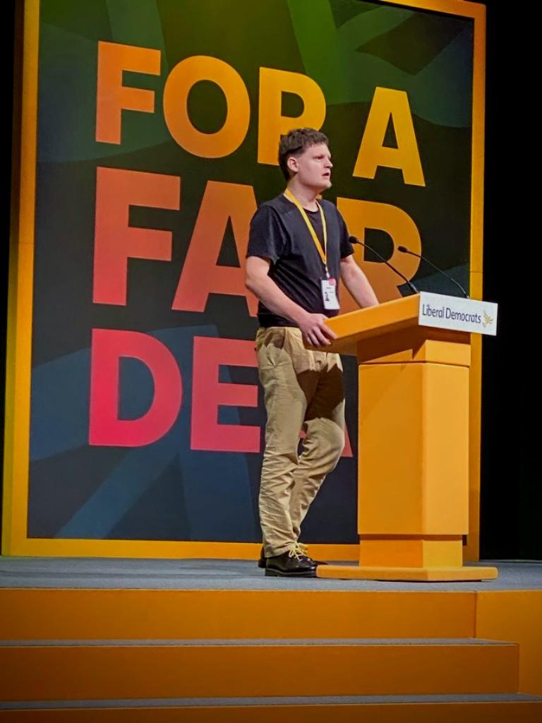 My final intervention at #LDConf, speaking on how access to nature and areas with good biodiversity can improve mental health outcomes, especially in urban areas.