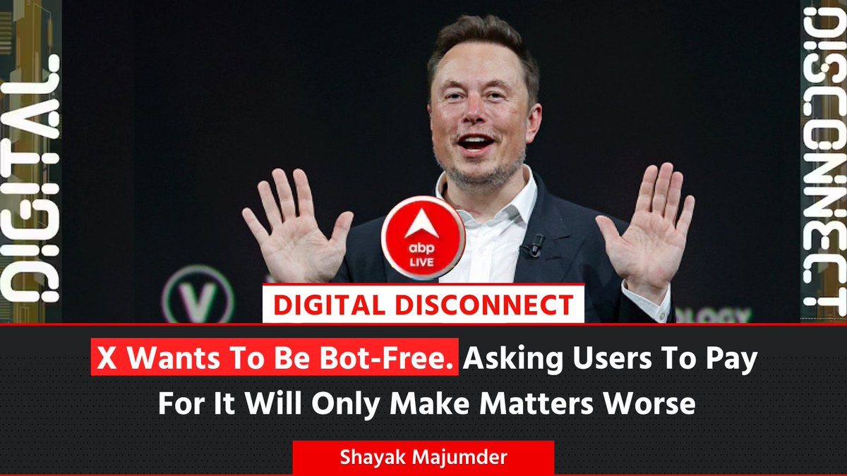 #DigitalDisconnect | X (formerly Twitter) may soon become a paid platform. As per owner #ElonMusk, a small usage fee might make the platform free from bots, and hence, misinformation. However, the move may not be an apt solution and invite users' inconvenience instead, writes…