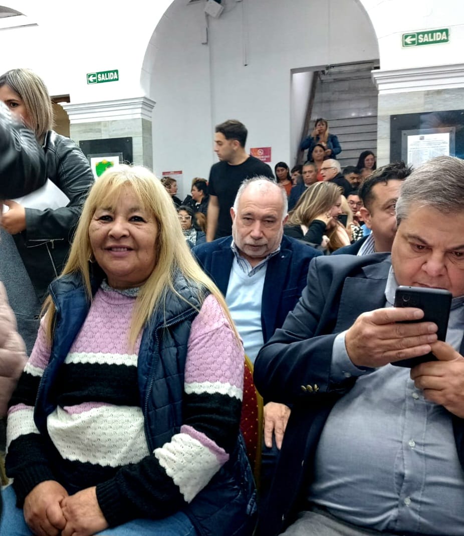 CccMatanza's tweet photo. en dónde participó junto al intendente Fernando Espinoza y distintas autoridades y funcionarios locales, la compañera Miguelina Gómez de la Corriente Clasista y Combativa candidata a concejala por La Matanza en la lista de Unión por La Patria en las próximas elecciones generales. https://t.co/mPQ4SJrtwU