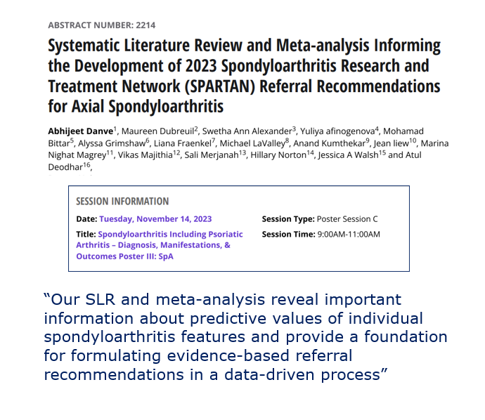 Rheum Cat (@rheum_cat) on Twitter photo #ACR23 #countdown
Tue Nov 14
Poster – SpA
Abstract #2214 @spondy_md @spartan_updates <a href="/swethaann23/">swethaann23</a> <a href="/MohamadBittarMD/">Mohamad Bittar</a> @smerjanah <a href="/MikeLaValley8/">Mike LaValley</a> <a href="/mmagrey1/">Marina Magrey</a>
acrabstracts.org/abstract/syste… #ACR23 #countdown
Tue Nov 14
Poster – SpA
Abstract #2214 @spondy_md @spartan_updates <a href="/swethaann23/">swethaann23</a> <a href="/MohamadBittarMD/">Mohamad Bittar</a> @smerjanah <a href="/MikeLaValley8/">Mike LaValley</a> <a href="/mmagrey1/">Marina Magrey</a>
acrabstracts.org/abstract/syste…