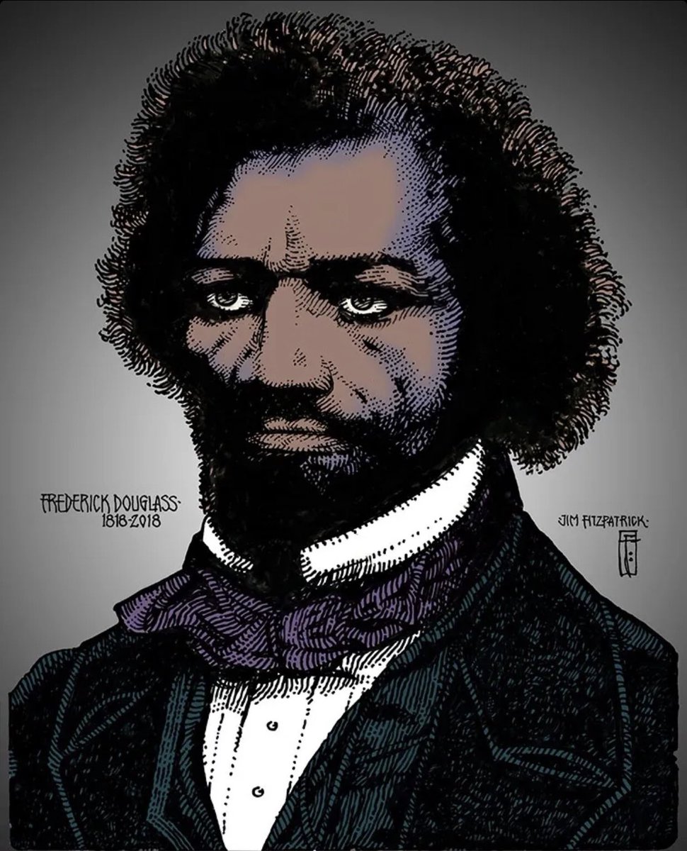 “I have never heard any songs like those anywhere since I left slavery, except in #Ireland There I heard the same wailing notes,and was much affected by them. Nowhere outside of dear Ireland, in the days of want and famine,have I heard sounds so mournful.” #FrederickDouglass 1855