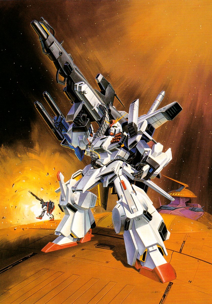 フルアーマーZZが盛り上がっておりますので石橋謙一氏画の1/144フル