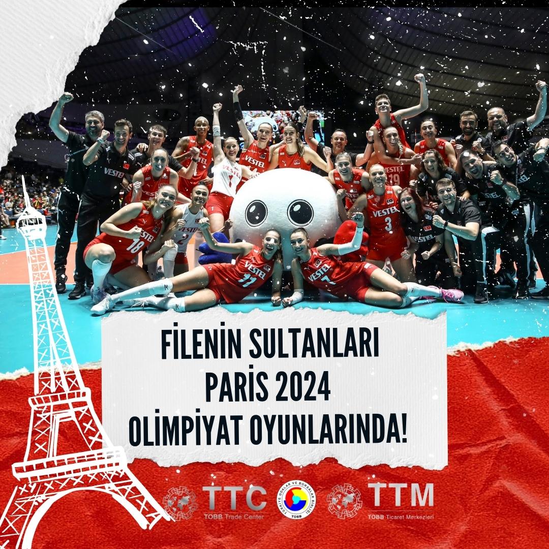 TOBB Şikago Ticaret Merkezi olarak, Milli gururumuz #FileninSultanları'na Paris 2024 Olimpiyat Oyunlarında başarılar dileriz.

As TOBB Trade Center, we wish success to our national pride, the #SultansoftheNet, in the Paris 2024 Olympic Games.
 #parisolympics2024 #türkiye