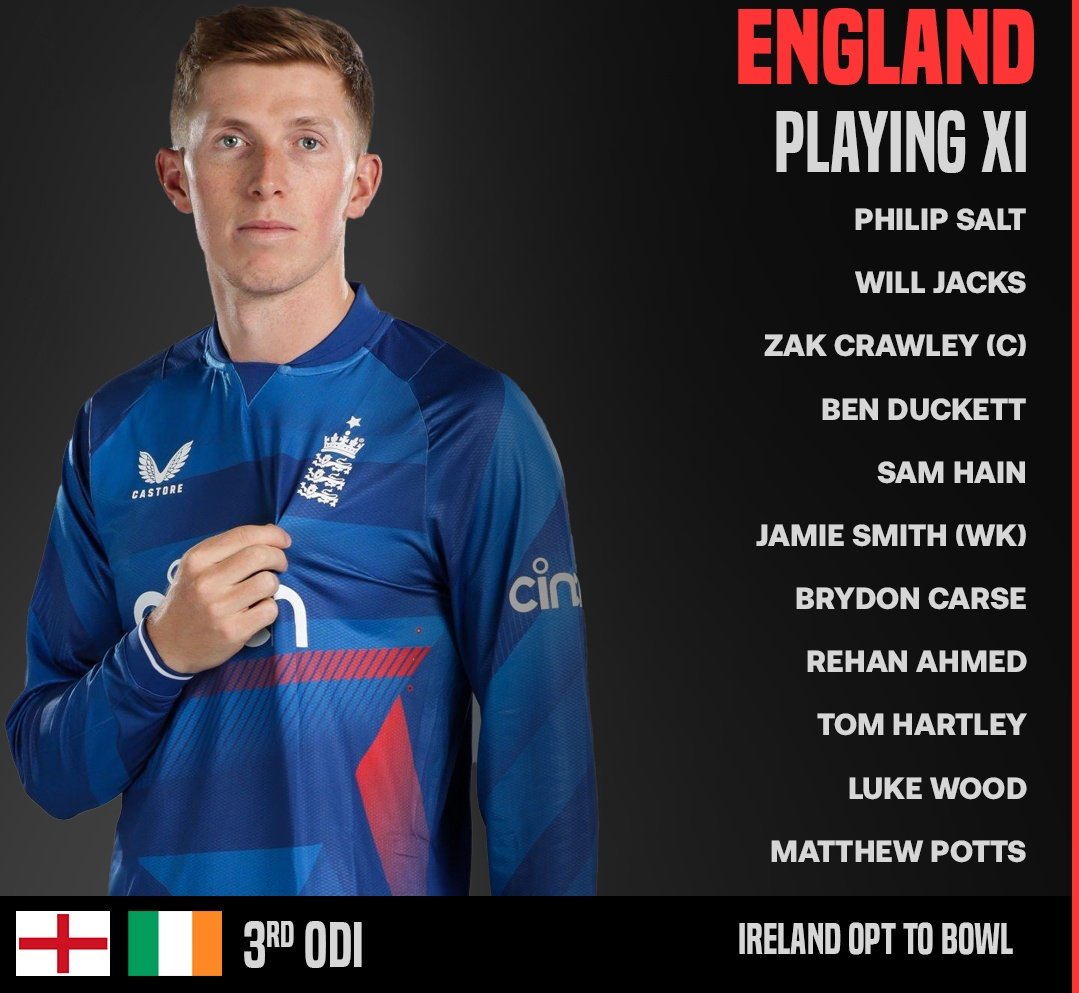 Ireland won the toss and choose to bowl first in the 3rd ODI against England.

#IREvsENG #3rdODI #CricketTwitter    #cricketnews #Playing11 #Toss #SkyFair
 #BANvsNZ #Playing11 #Toss #3rdODI #SkyFair
#CricketTwitter    
#ICCWorldCup2023 
#Cricket 
#BANvNZ 
#NZvBAN
#IshSodhi