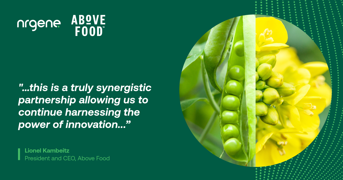 Exciting news! <a href="/NRGene/">NRGene</a> and Above Food entered into an asset-purchase agreement and trait development technology licensing, creating together an industry-leading trait #genetics company.
Read the announcement: bit.ly/3PVprmM