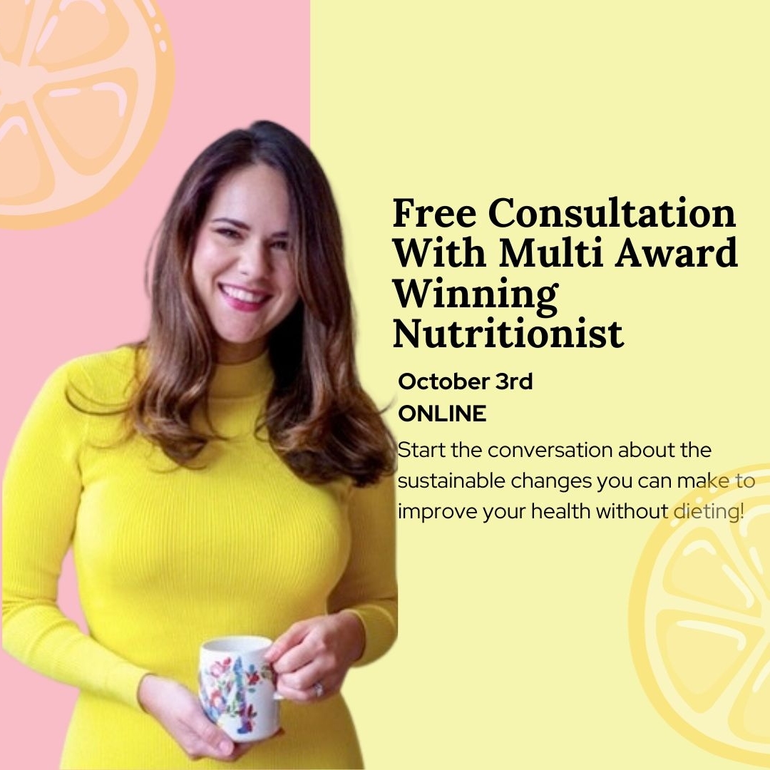 MazzoniNutri's tweet photo. Start the conversation about the changes you can make to improve your health - without dieting!⁠https://t.co/xShzrNt5bY
⁠
Consultations made after your appointment will entitle you to 10% off of your first appointment.⁠
⁠
#thyroidhealth #pcos #menopause #onlinenutritionist⁠ https://t.co/QzWEUpK4rd