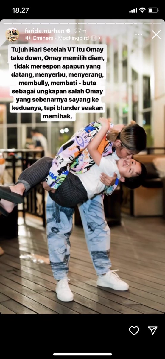 injunienuna's tweet photo. @tanyarlfes Tapi emang menurut gue si omay lebay banget
Pantes story nya begini 🤣 https://t.co/7unhGKYAf9