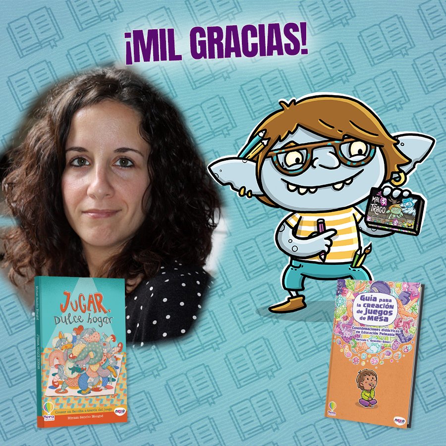 Nuestros 2 maravillosos libros nuevos no serían posible sin las magníficas personas que hay detrás. Desde Tero nos gustaría dar las gracias por todo su trabajo y esfuerzo a quien, con su dedicación, lo ha hecho posible. ¡Mil gracias!