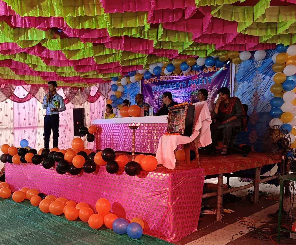 gp_angul's tweet photo. Celebration of 1st  Yr Welcome function  at Govt. Polytechnic Angul https://t.co/Mo2NYwndMY