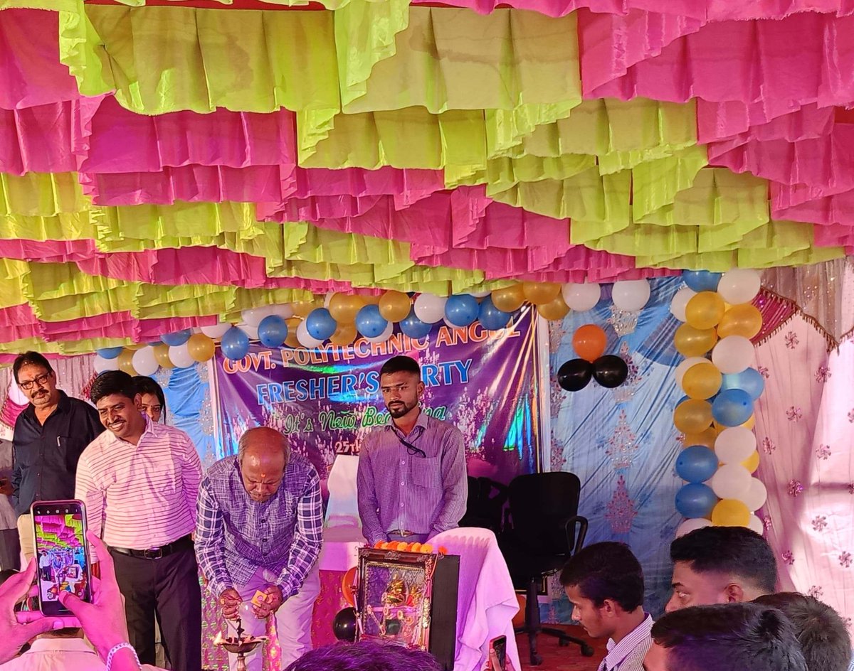 gp_angul's tweet photo. Celebration of 1st  Yr Welcome function  at Govt. Polytechnic Angul https://t.co/Mo2NYwndMY