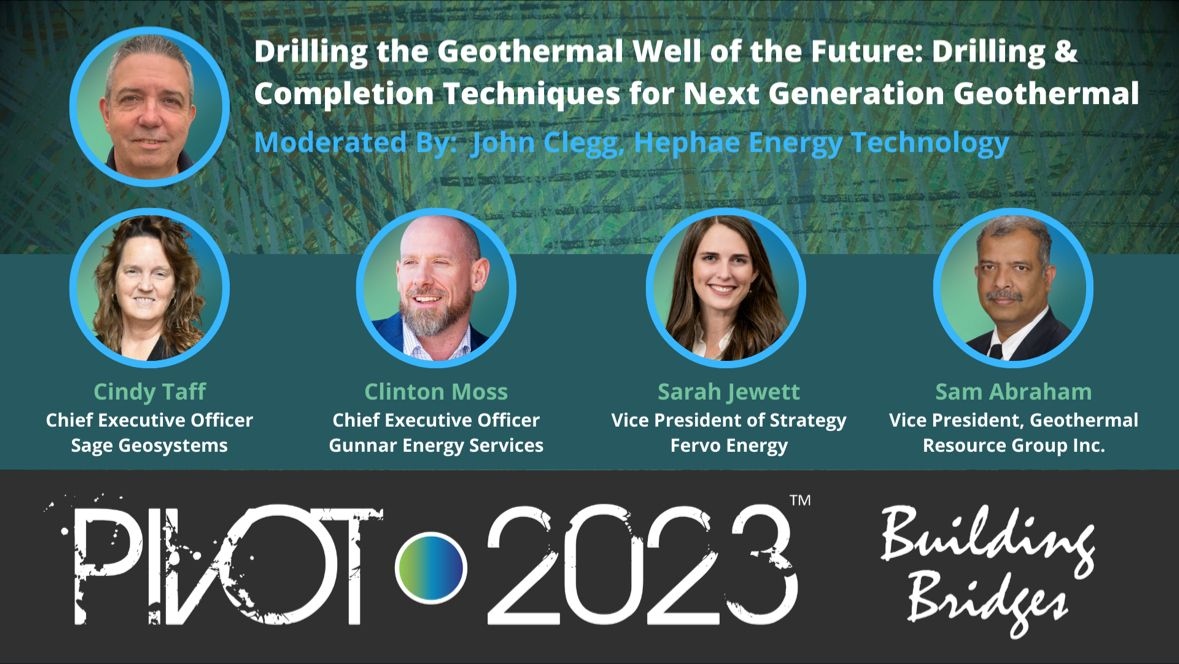 PIVOT Geothermal Conference tweet media