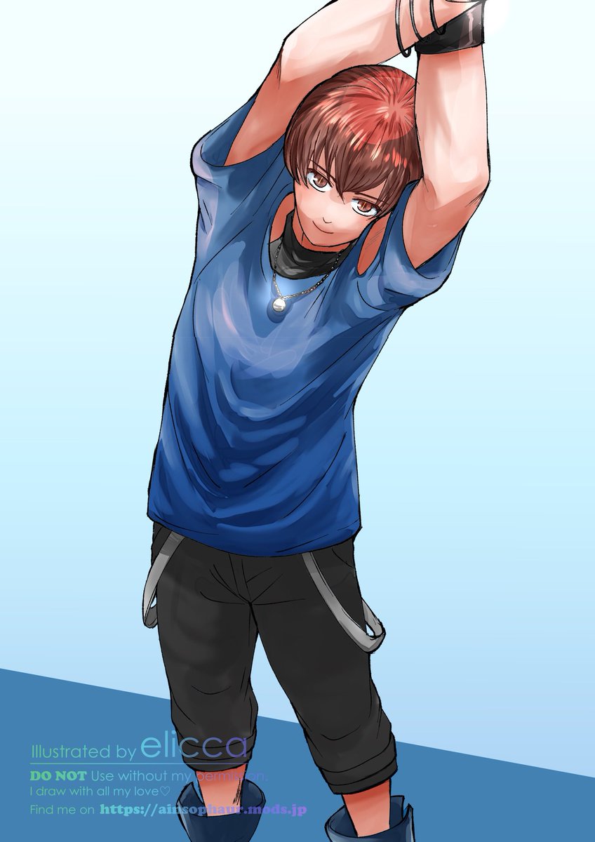 クリス君初めて挑戦しました。
#格ゲーキャラ描こうぜ