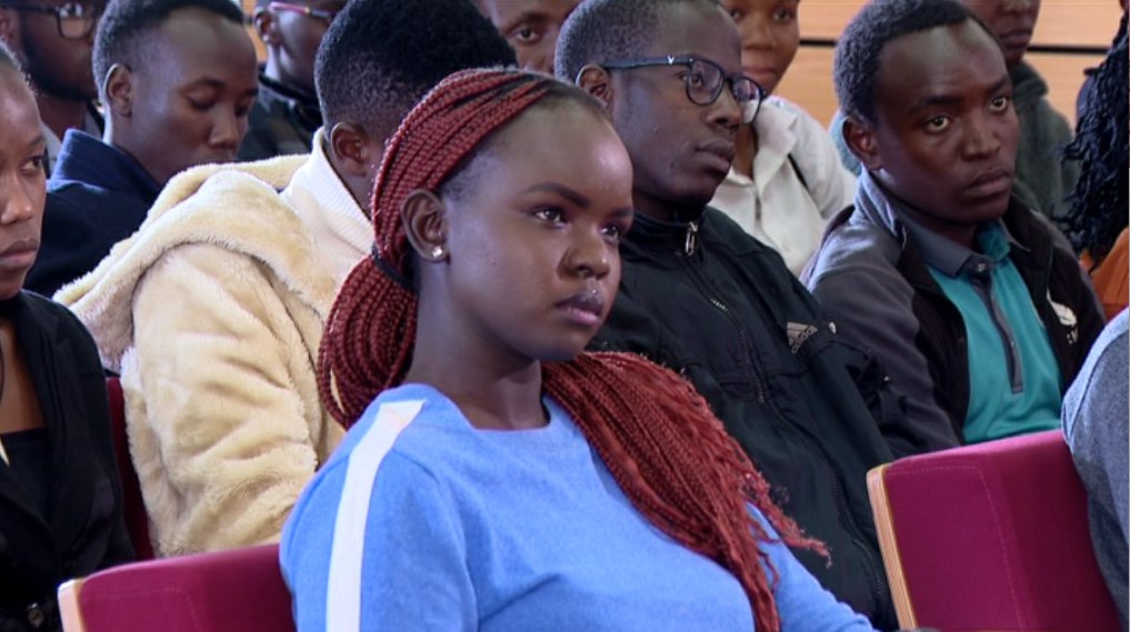 Nerique27's tweet photo. Judging tonight's debate is a trio of smart minds from USIU &amp; Strathmore University! See who they think made a better case on #CampusDebates 
#ktnwelcomehome https://t.co/GgbOtsUjso
